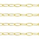 DQ Metal belcher chain anchor cable 7x3mm Gold